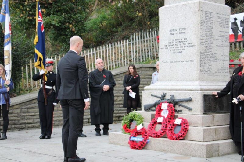 Briton Ferry Remembrance Service